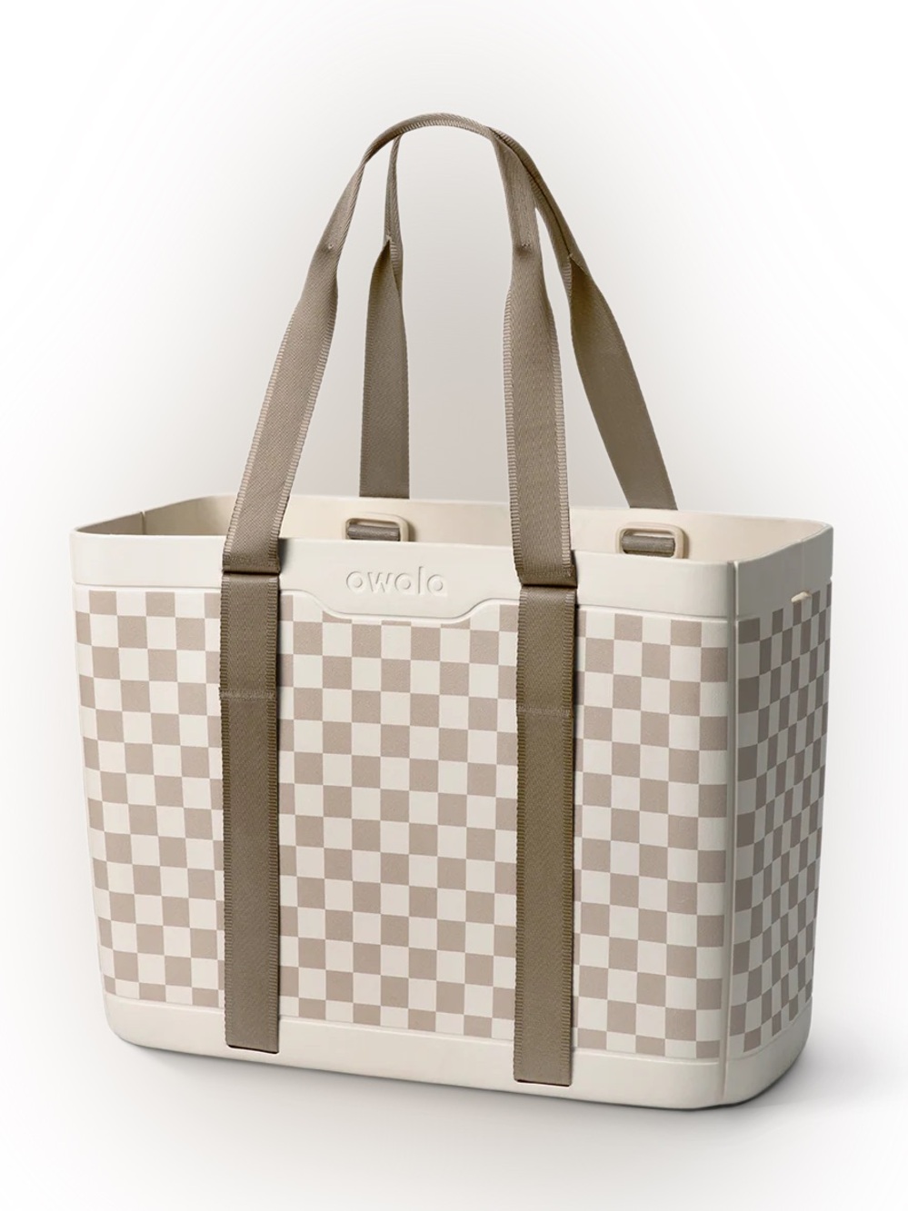 ♟️ Owala Sun-Day Collapsible Tote “Checkin’ In” Checkered NWT Bag In Hand